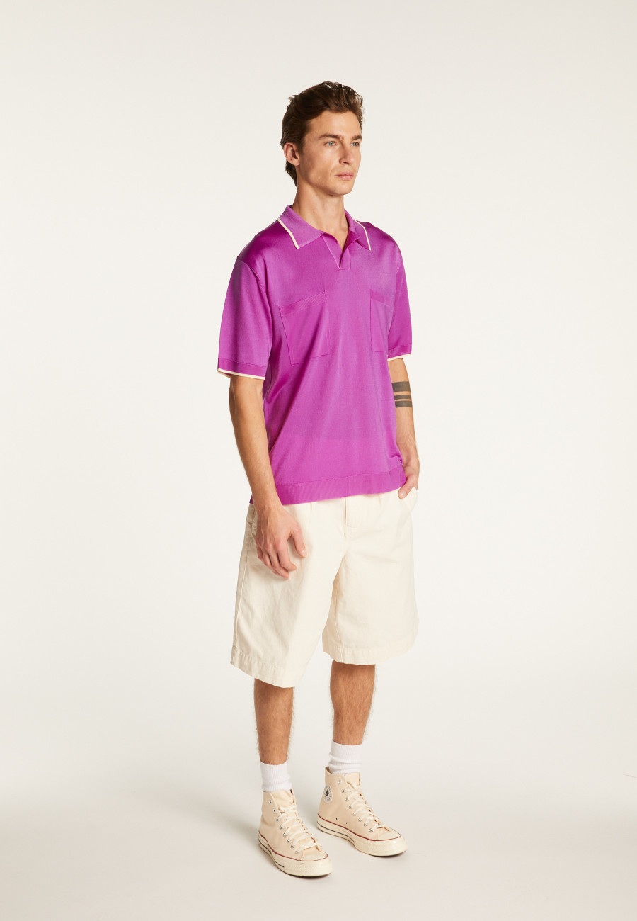 Polo in light thread - Milo