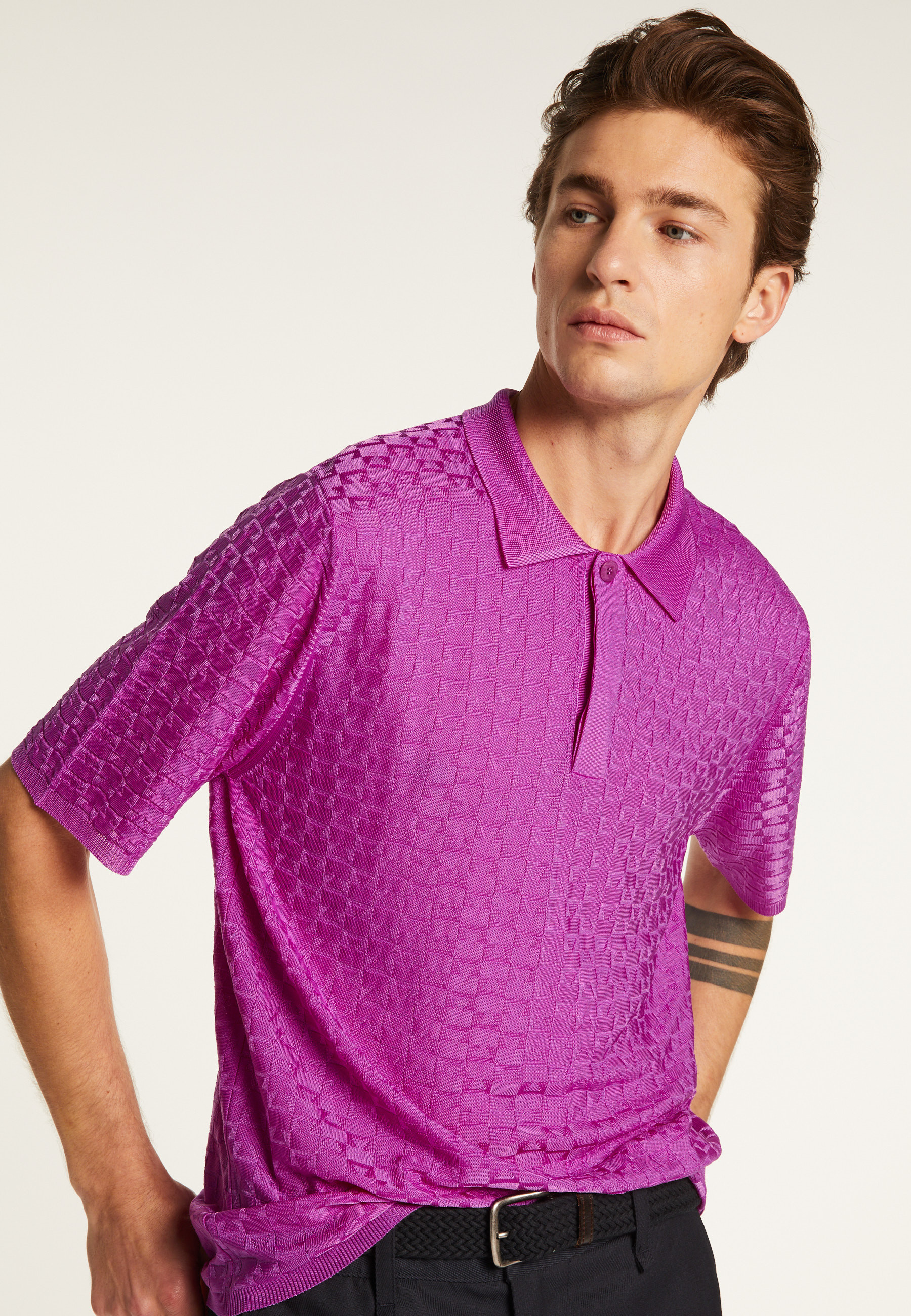 Polo in Fil Lumière - Matt