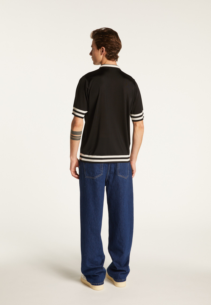 Polo shirt in light thread and stripes - Montmartre