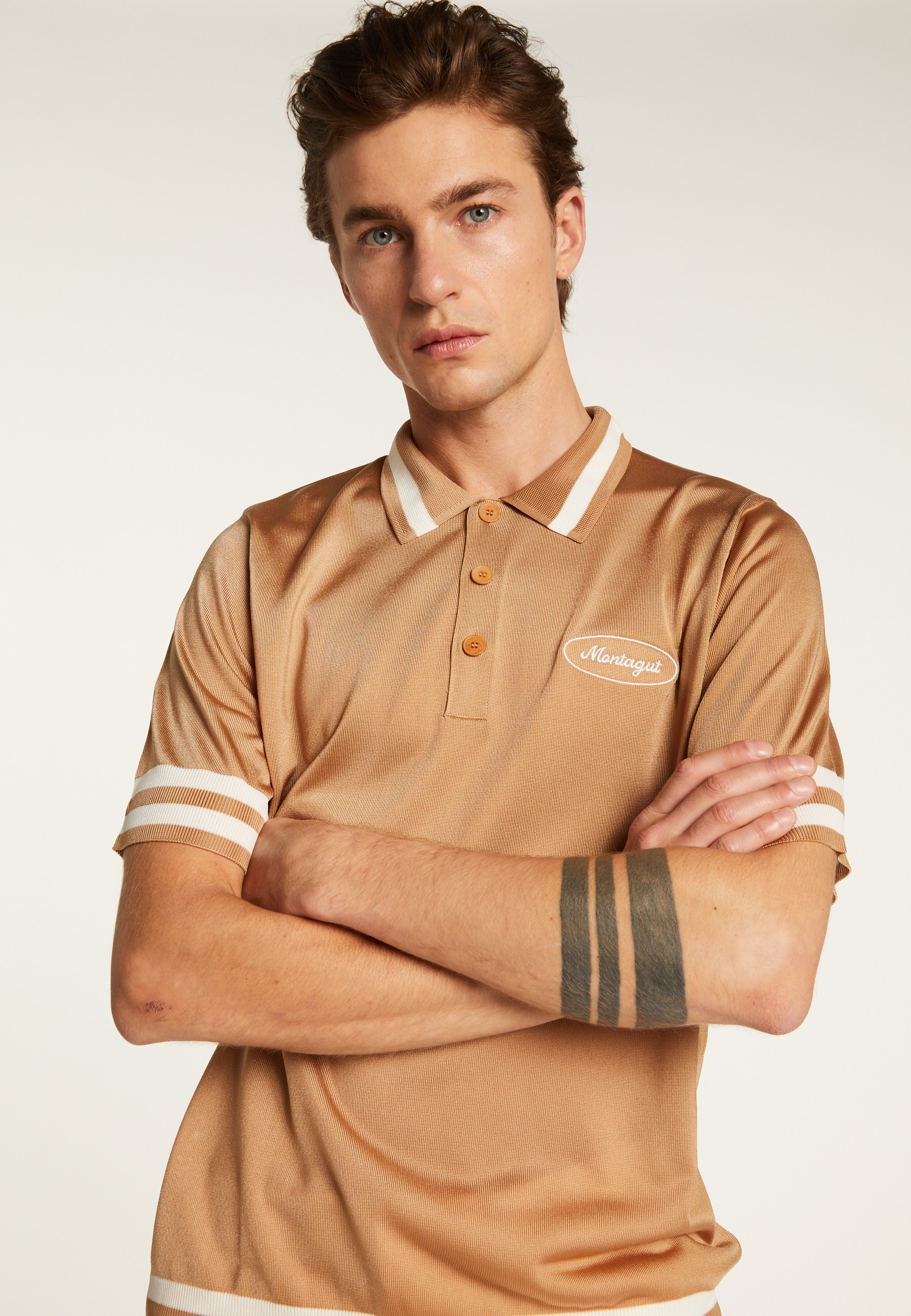 Polo shirt in light thread and stripes - Montmartre