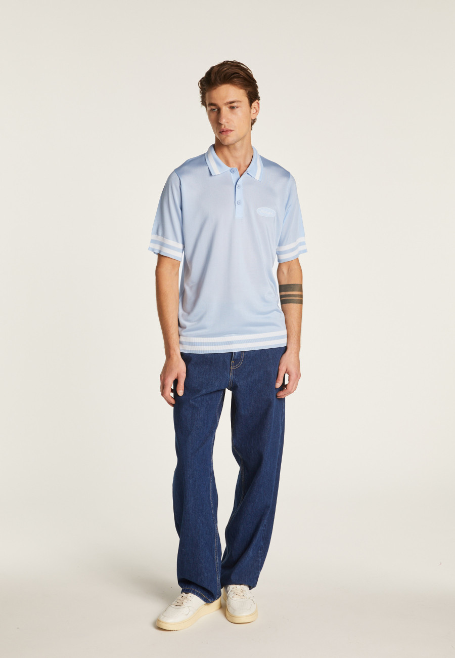 Polo shirt in light thread and stripes - Montmartre