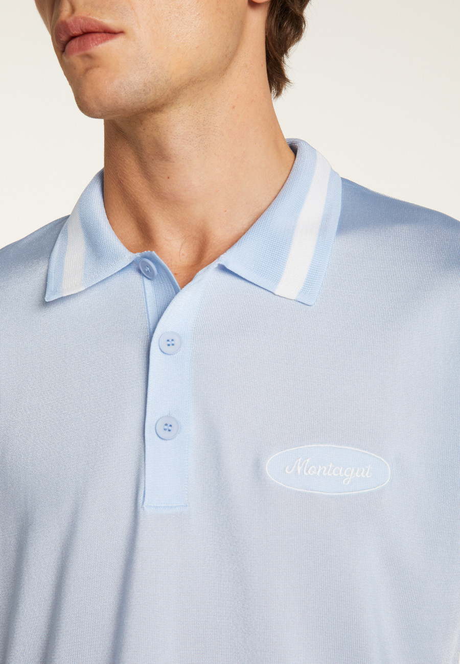 Camisa polo em fio claro e listras - Montmartre