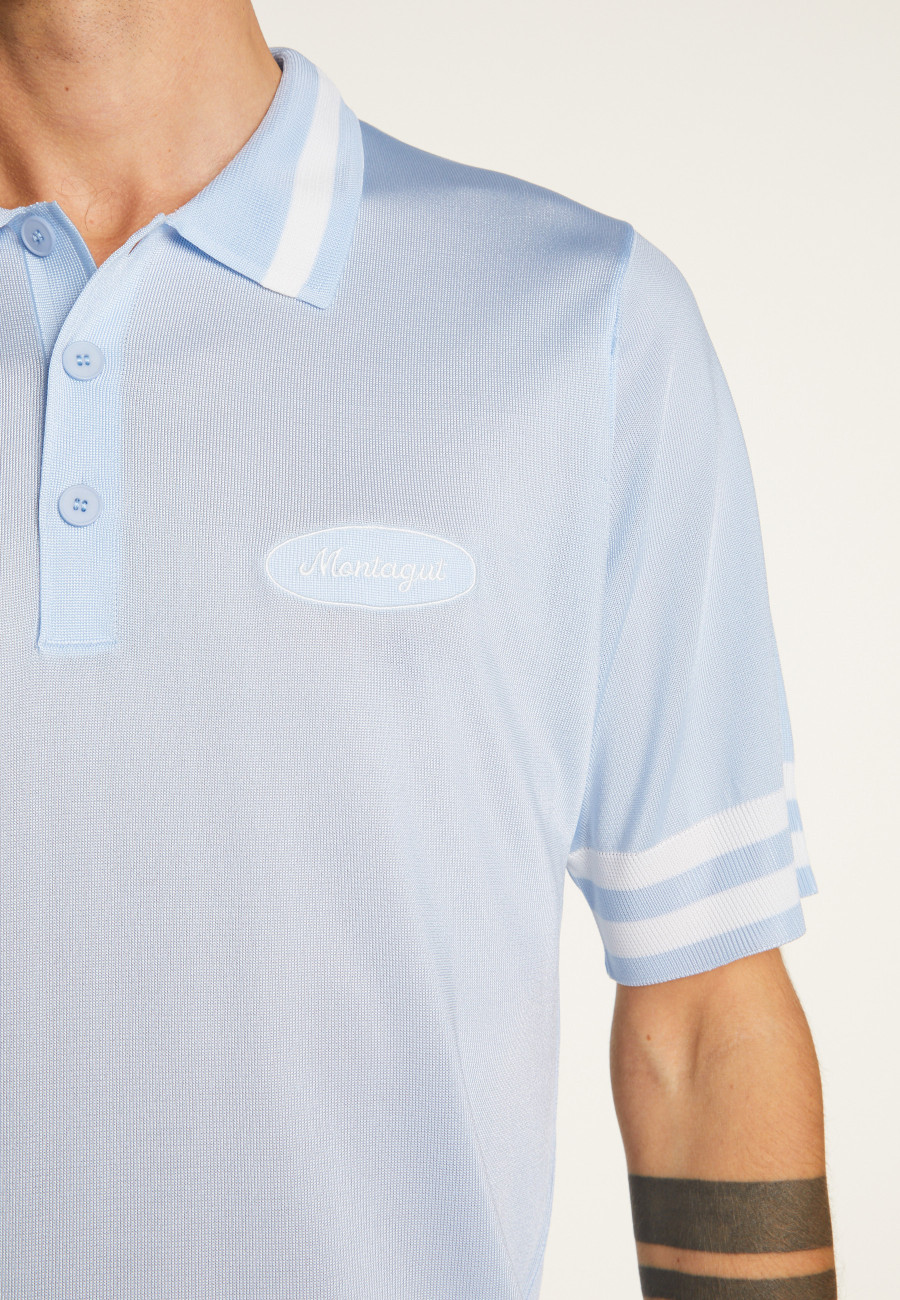 Camisa polo em fio claro e listras - Montmartre