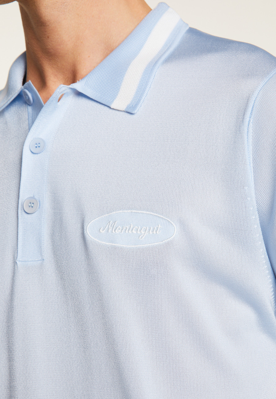 Camisa polo em fio claro e listras - Montmartre