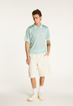 Polo shirt in light thread and stripes - Montmartre