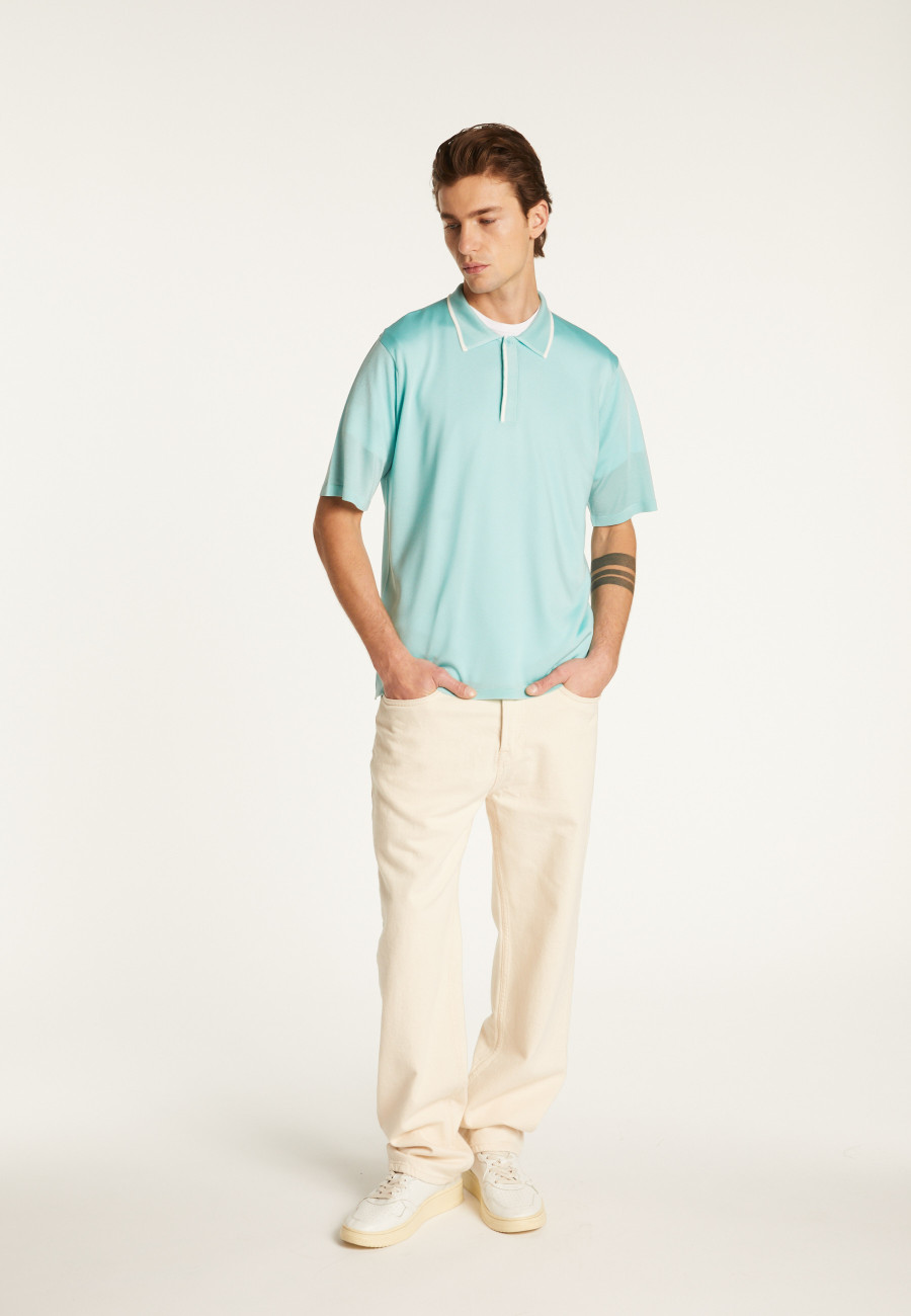 Camisa polo de fio leve - Malcom