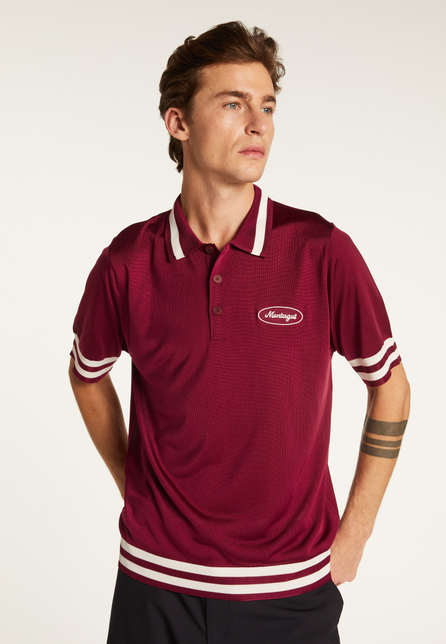 Camisa polo em fio claro e listras - Montmartre