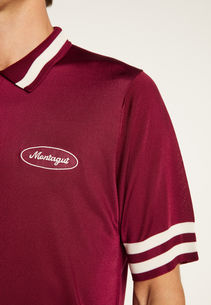 Camisa polo em fio claro e listras - Montmartre