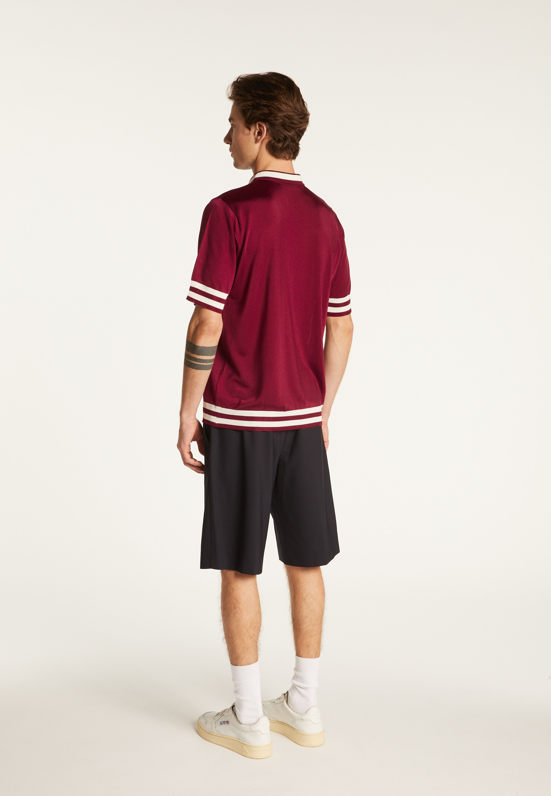 Polo shirt in light thread and stripes - Montmartre