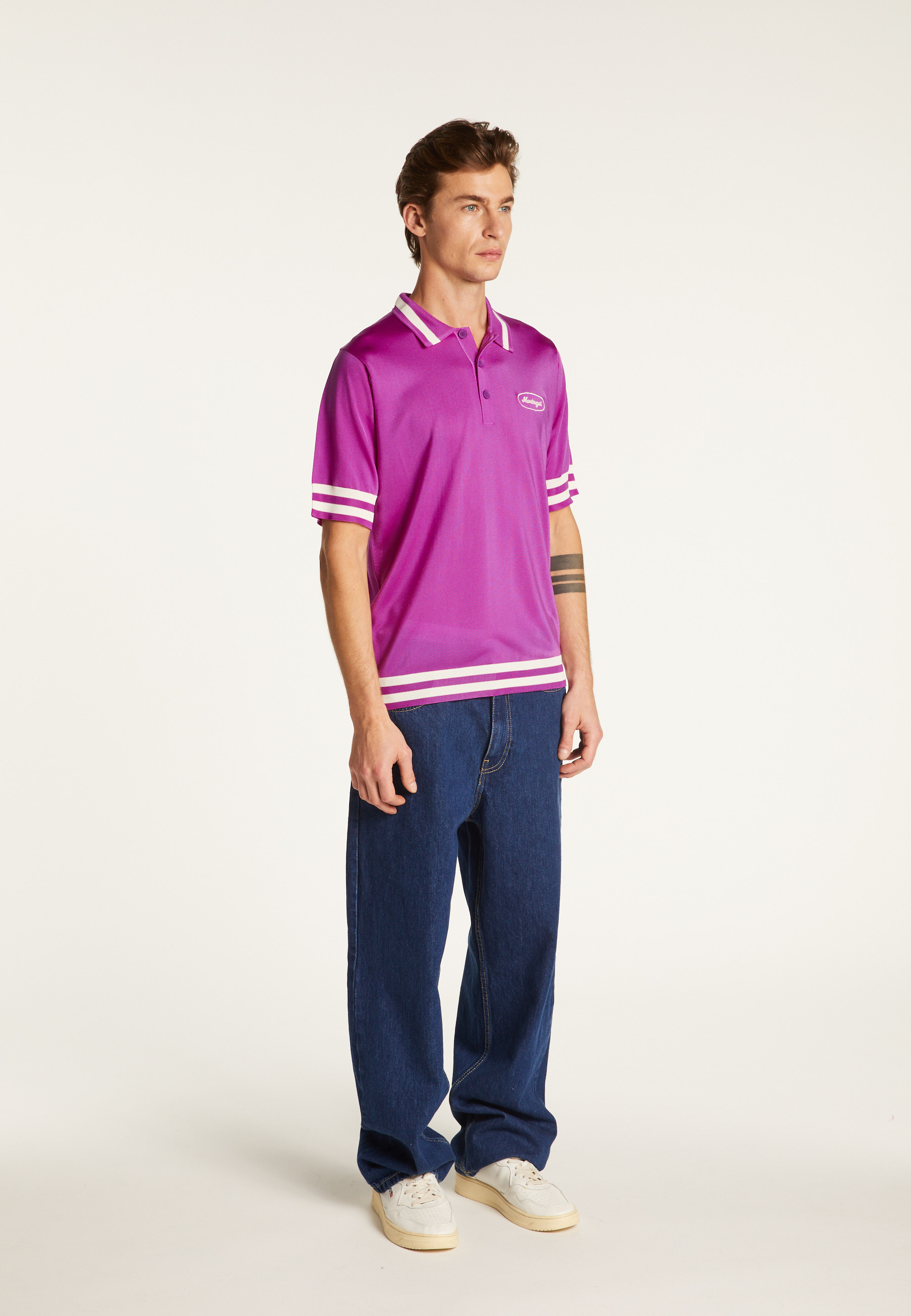 Polo shirt in light thread and stripes - Montmartre