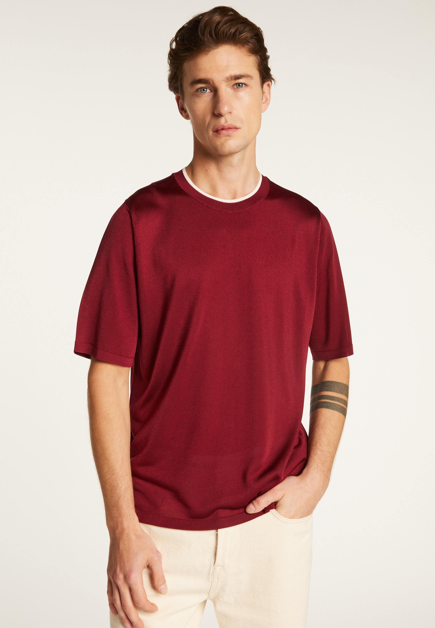 T-shirt in Fil Lumière - Mael