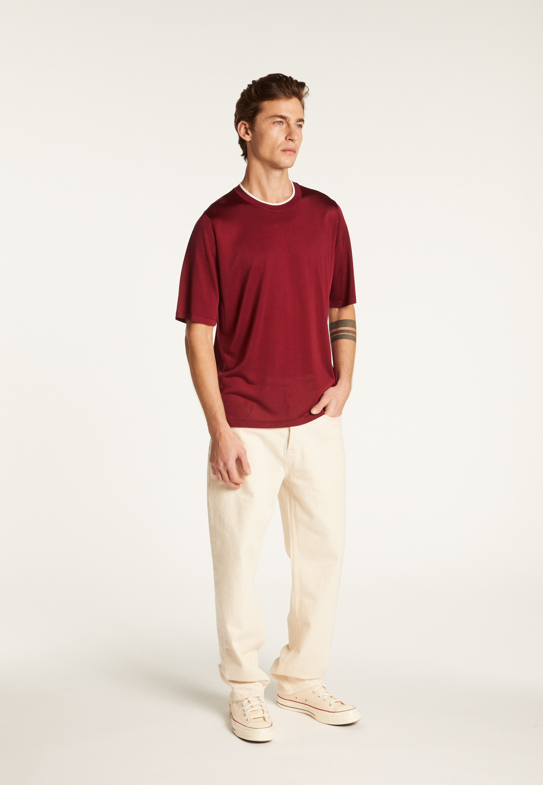 T-shirt in Fil Lumière - Mael