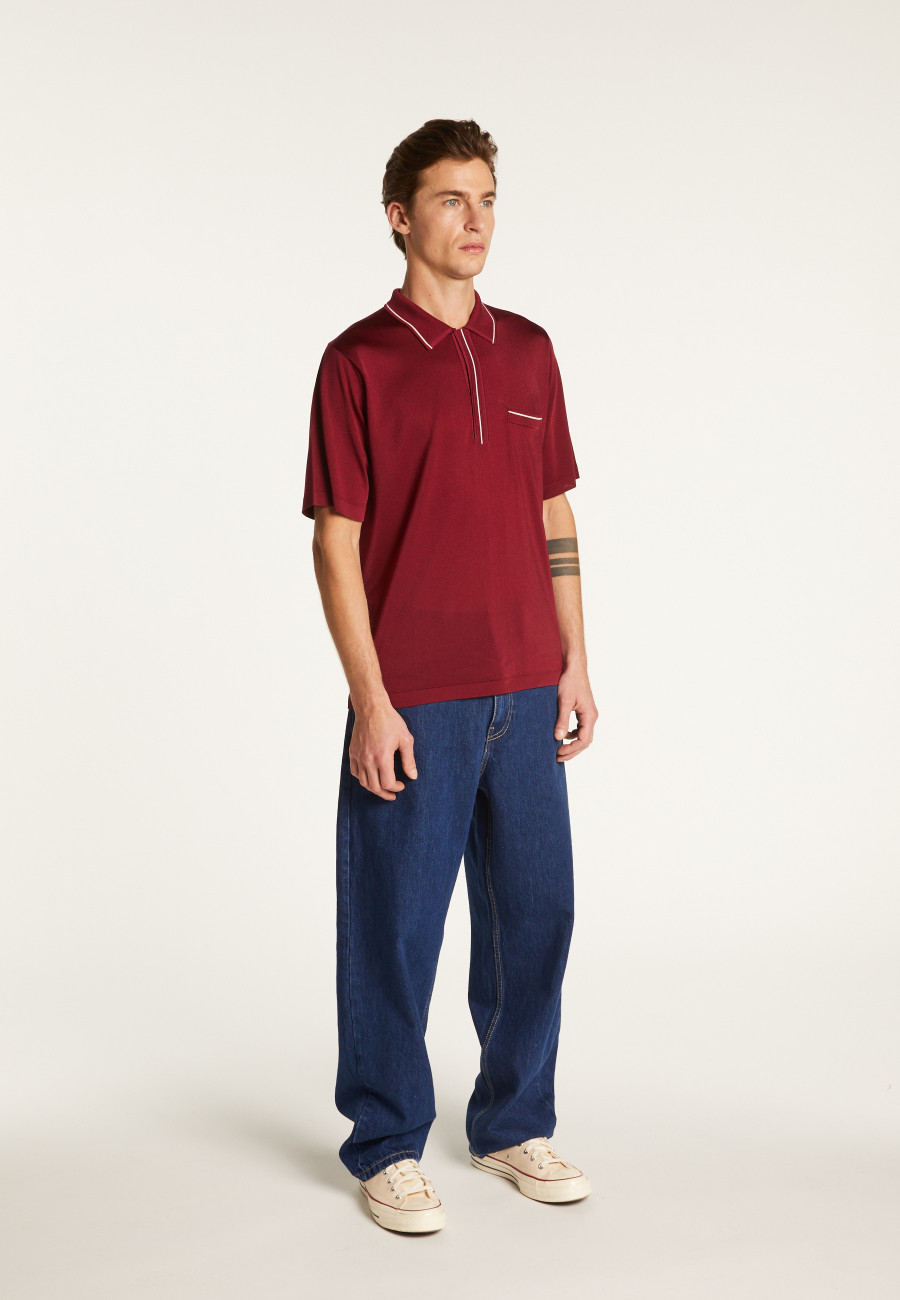 Camisa pólo de fio leve - Montayang