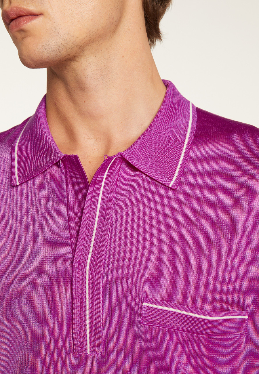 Camisa pólo de fio leve - Montayang