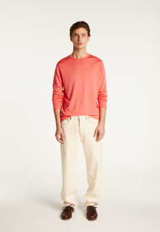 Merino wool crew neck sweater - Erin