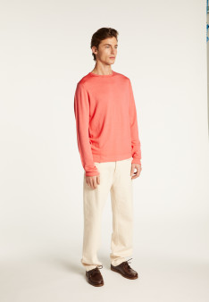 Merino wool crew neck sweater - Erin