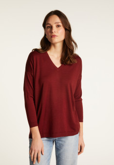 V-neck wool sweater - Bernice