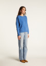 Loose sweater with pockets in recycled cashmere and wool - Davina