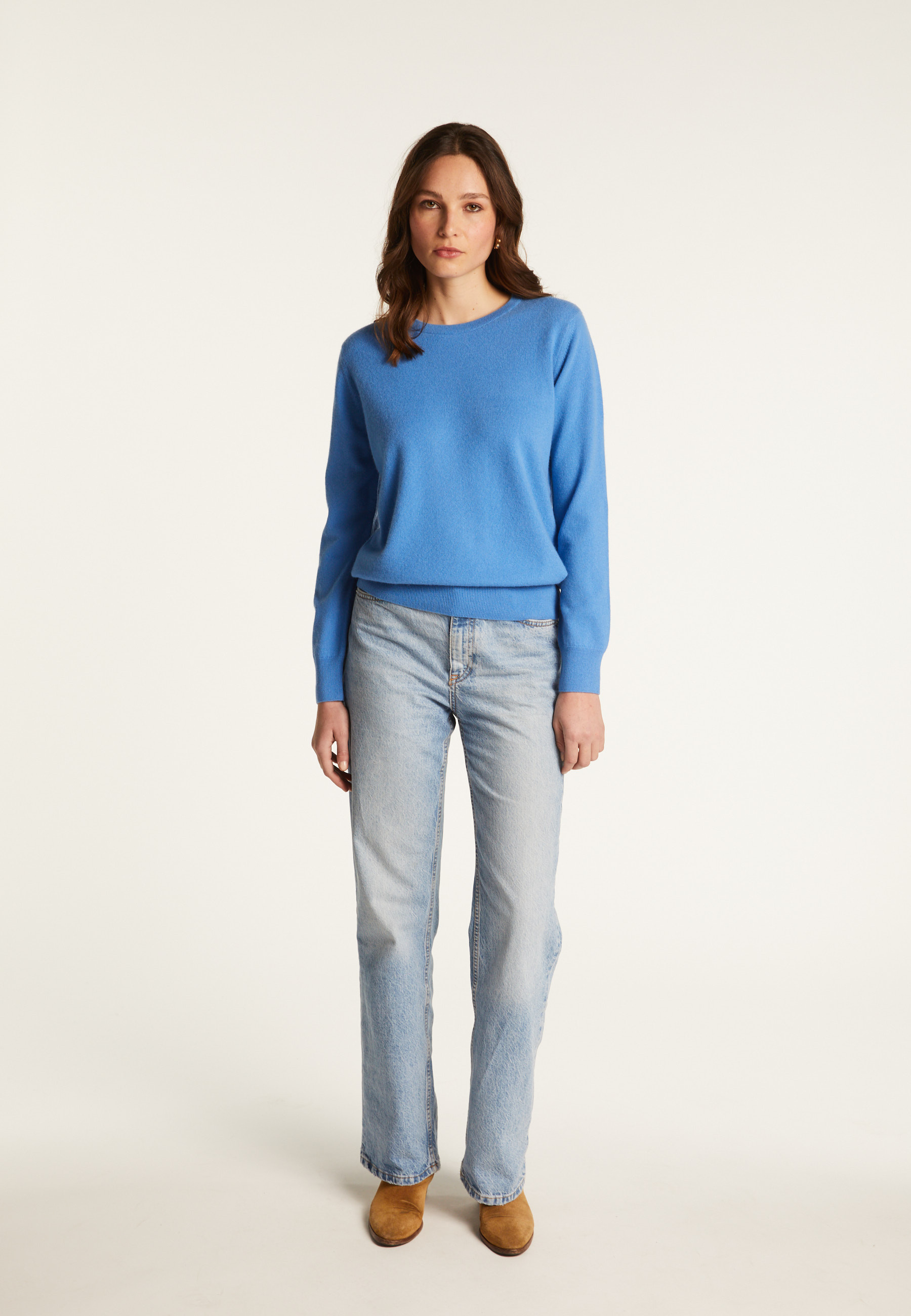 Cashmere round neck sweater - Abeline