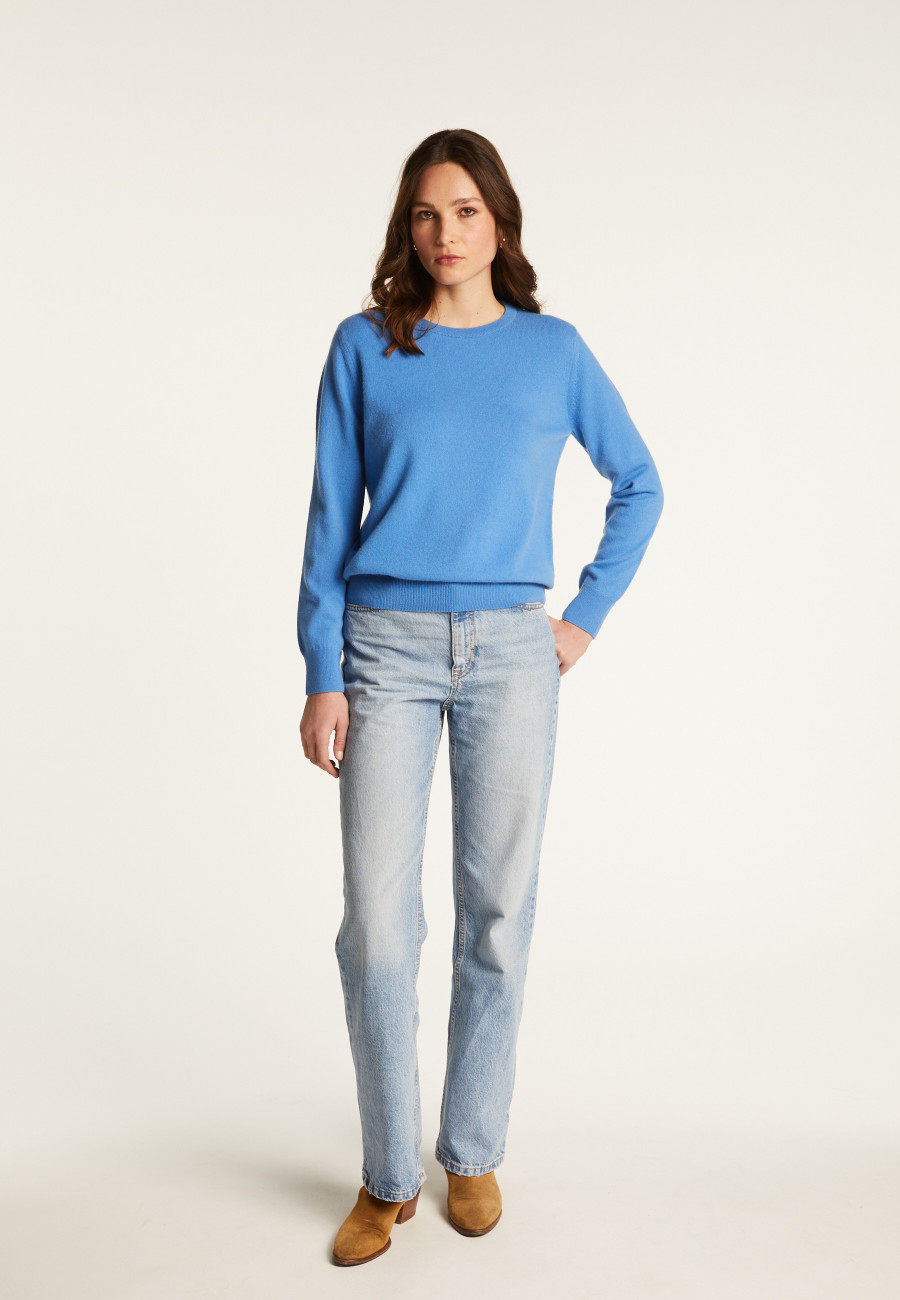 Pull col rond en cachemire - Abeline 7890 ultraviolet - 17 Violet