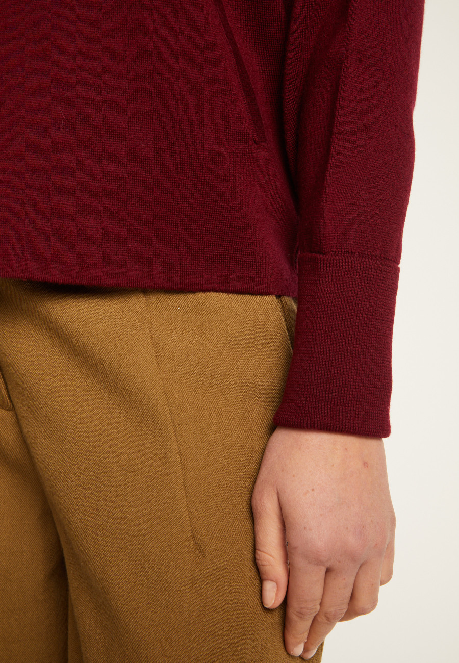 Jaqueta de lã merino com botões e bolsos - Gaspard