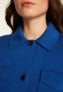 Button-down jacket with merino wool pockets - Giselle
