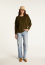 Loose-fit round-neck sweater in merino wool - Guerande