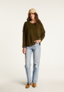 Loose-fit round-neck sweater in merino wool - Guerande