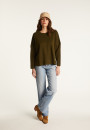 Loose-fit round-neck sweater in merino wool - Guerande
