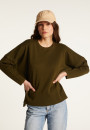 Loose-fit round-neck sweater in merino wool - Guerande