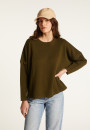 Loose-fit round-neck sweater in merino wool - Guerande