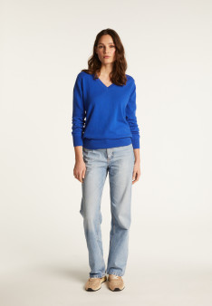 Pull col V en cachemire - Abel 8270