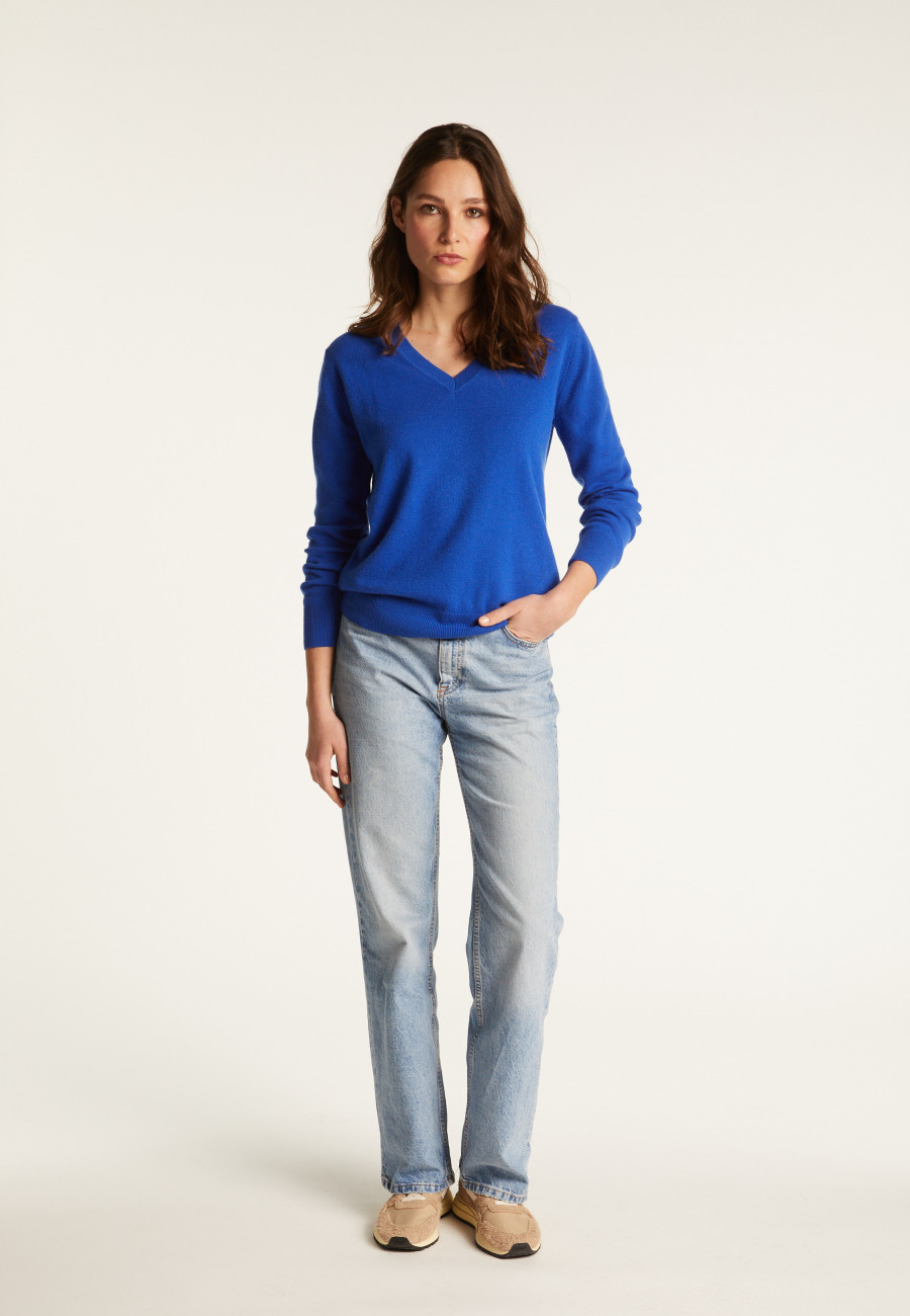 Pull col V en cachemire - Abel