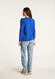 Pull col V en cachemire - Abel 8270