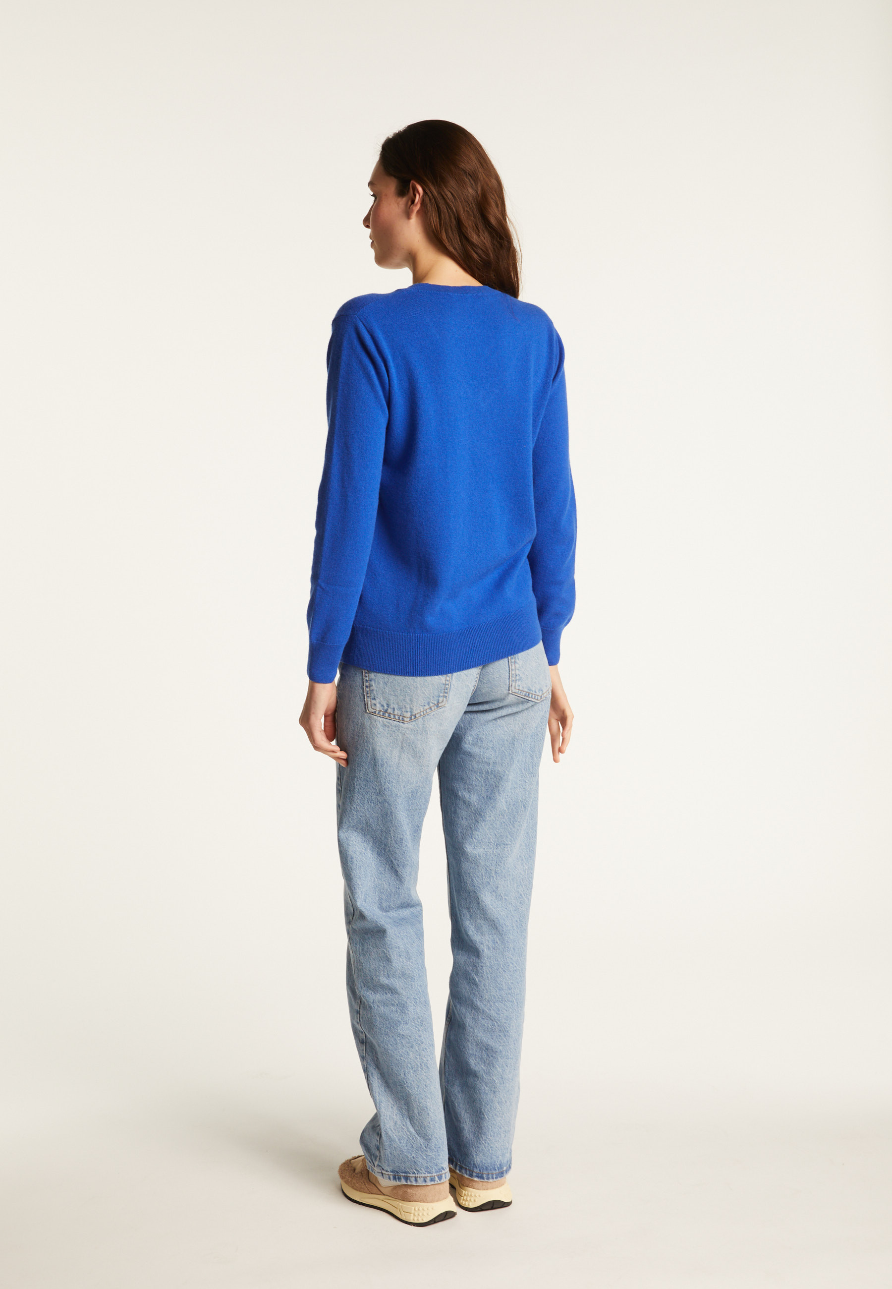 Pull col V en cachemire - Abel 8270