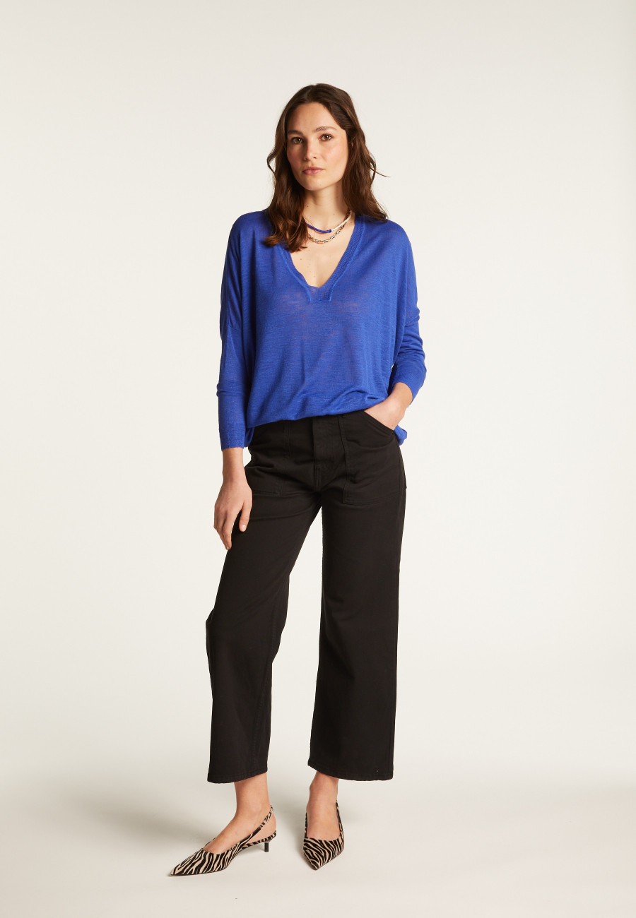 Slub linen sweater - Beja