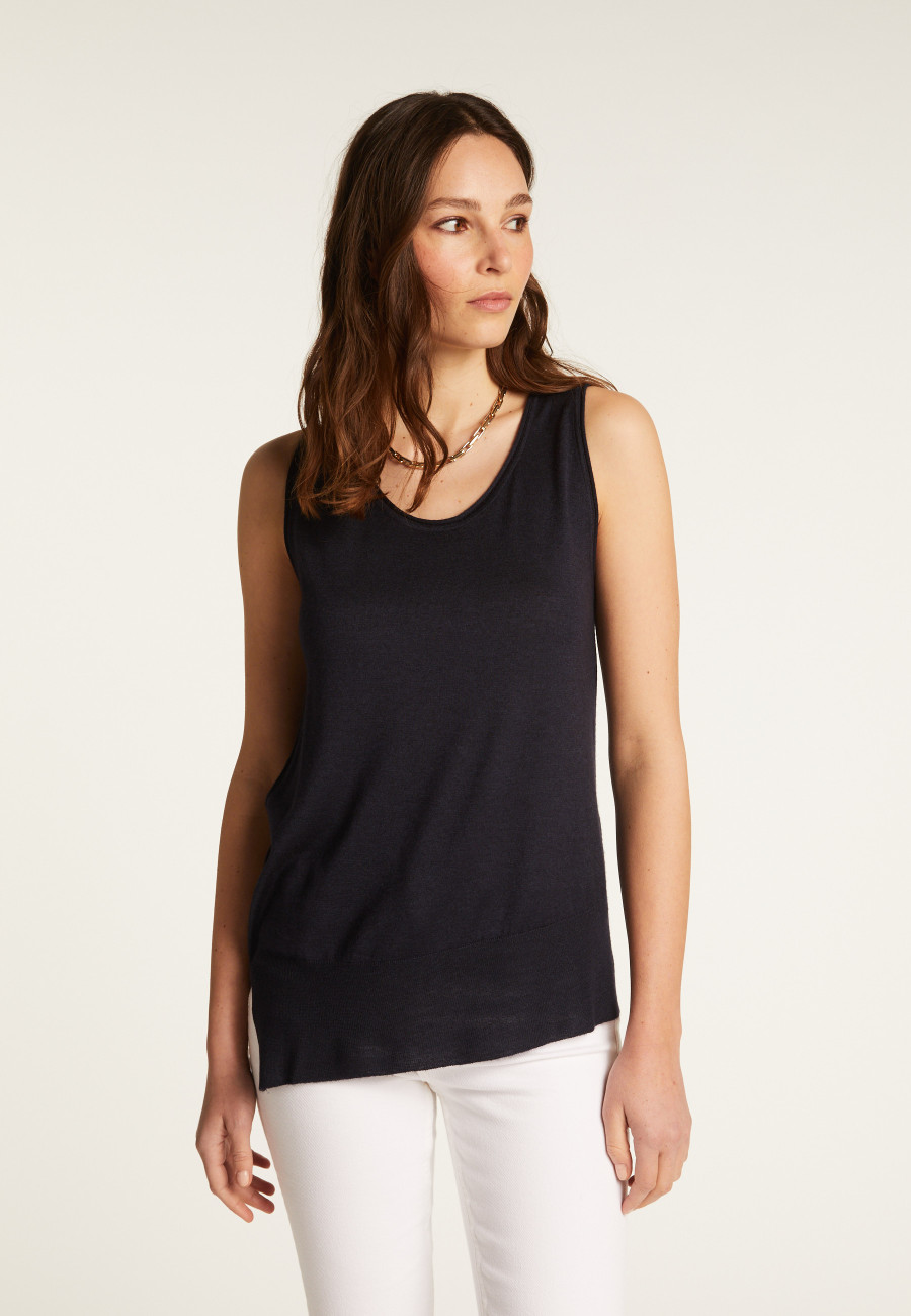 Cashmere and silk tank top - Daisy