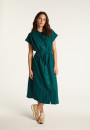 Long sleeve linen dress - Emy