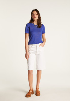 T-shirt en lin flammé - Lucie