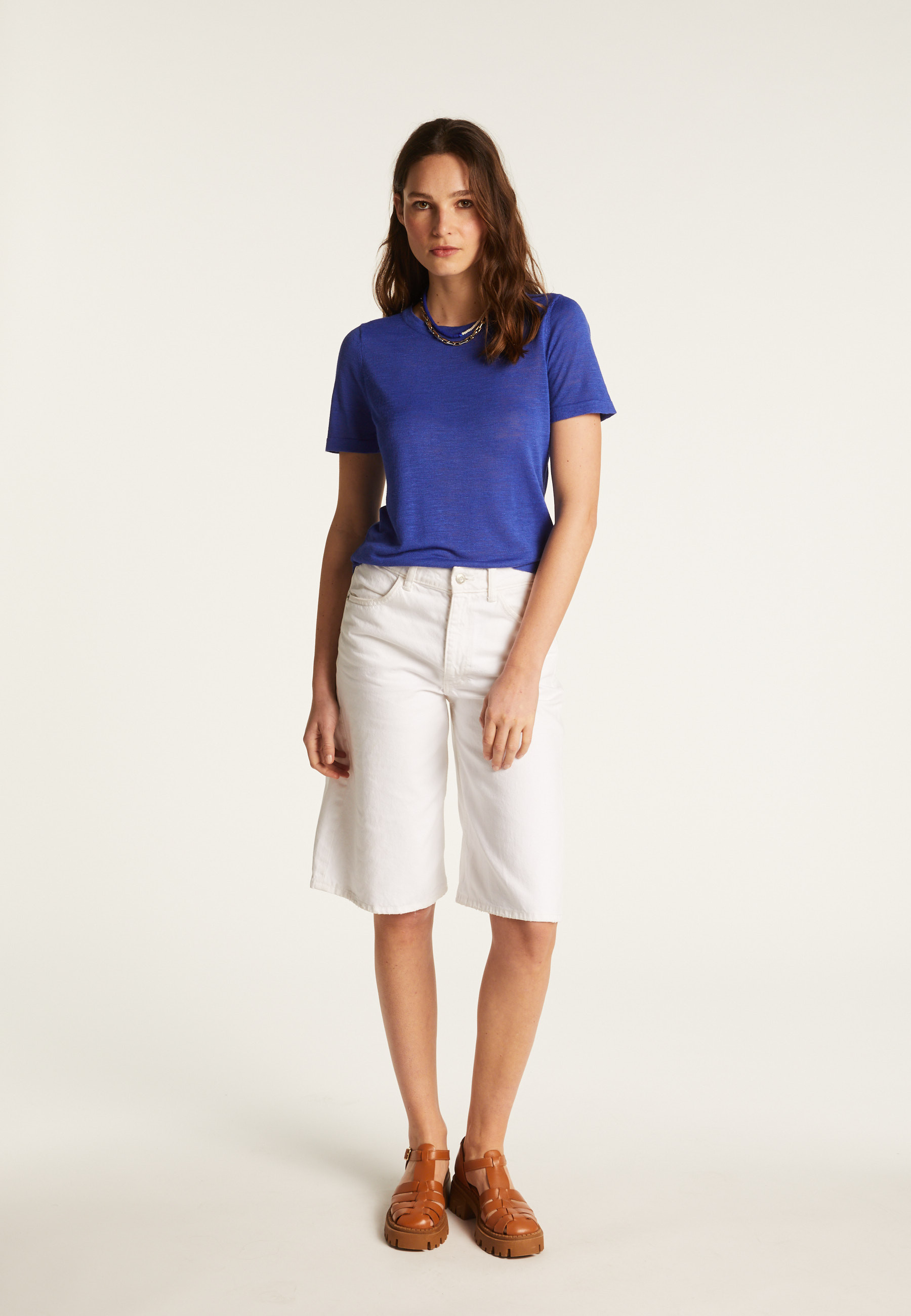 Slub linen T-shirt - Lucie