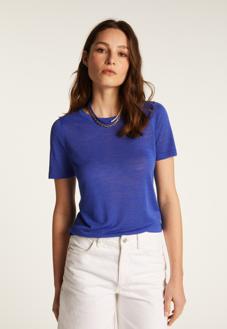 Camiseta de linho Slub - Lucie