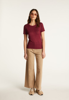 T-shirt en lin flammé - Lucie