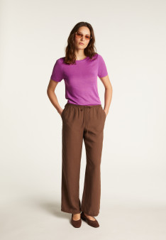 T-shirt en lin flammé - Lucie