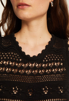 Openwork cotton tank top - Danny