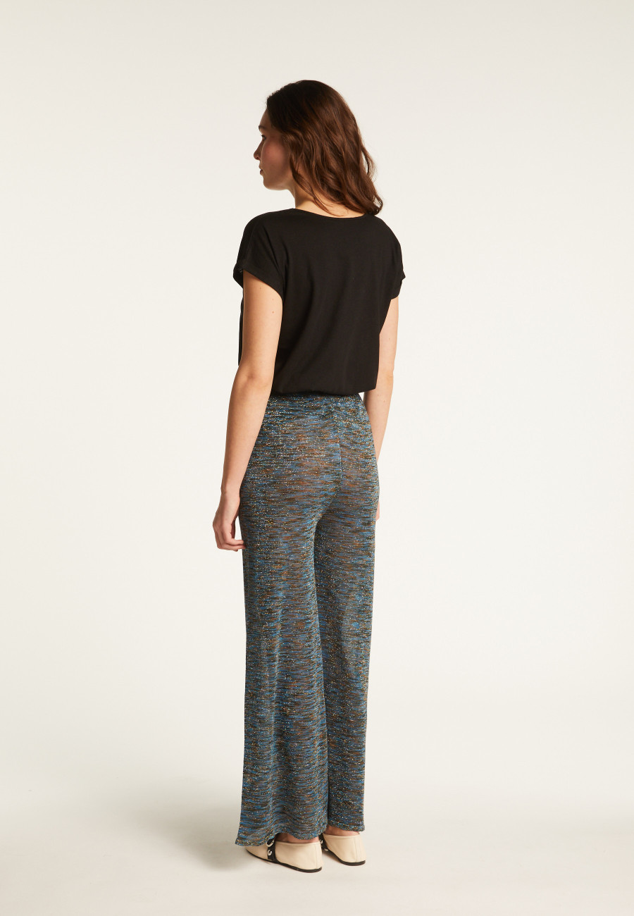Iridescent wide leg pants - Dixie