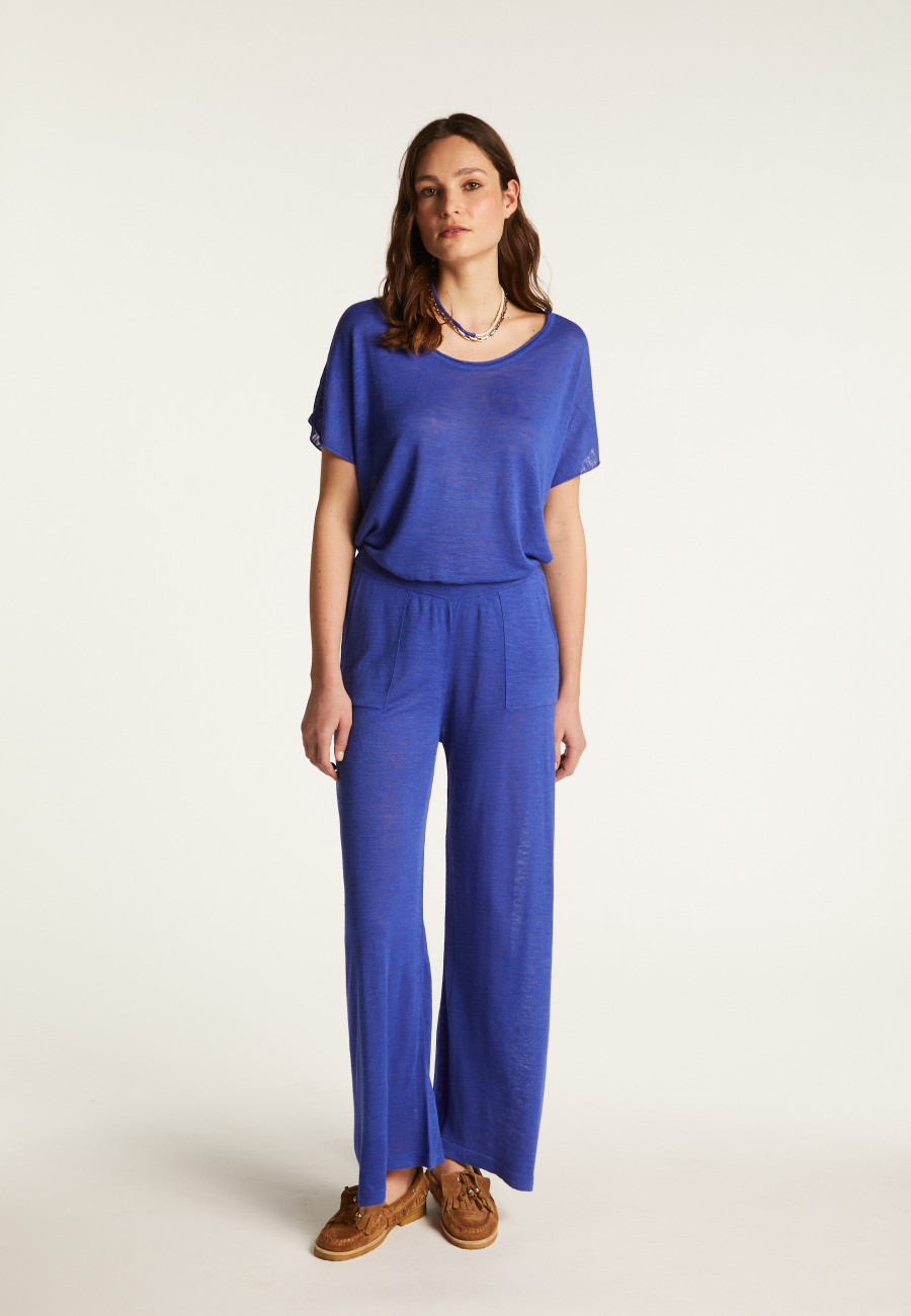 Calça de linho Slub - Debora