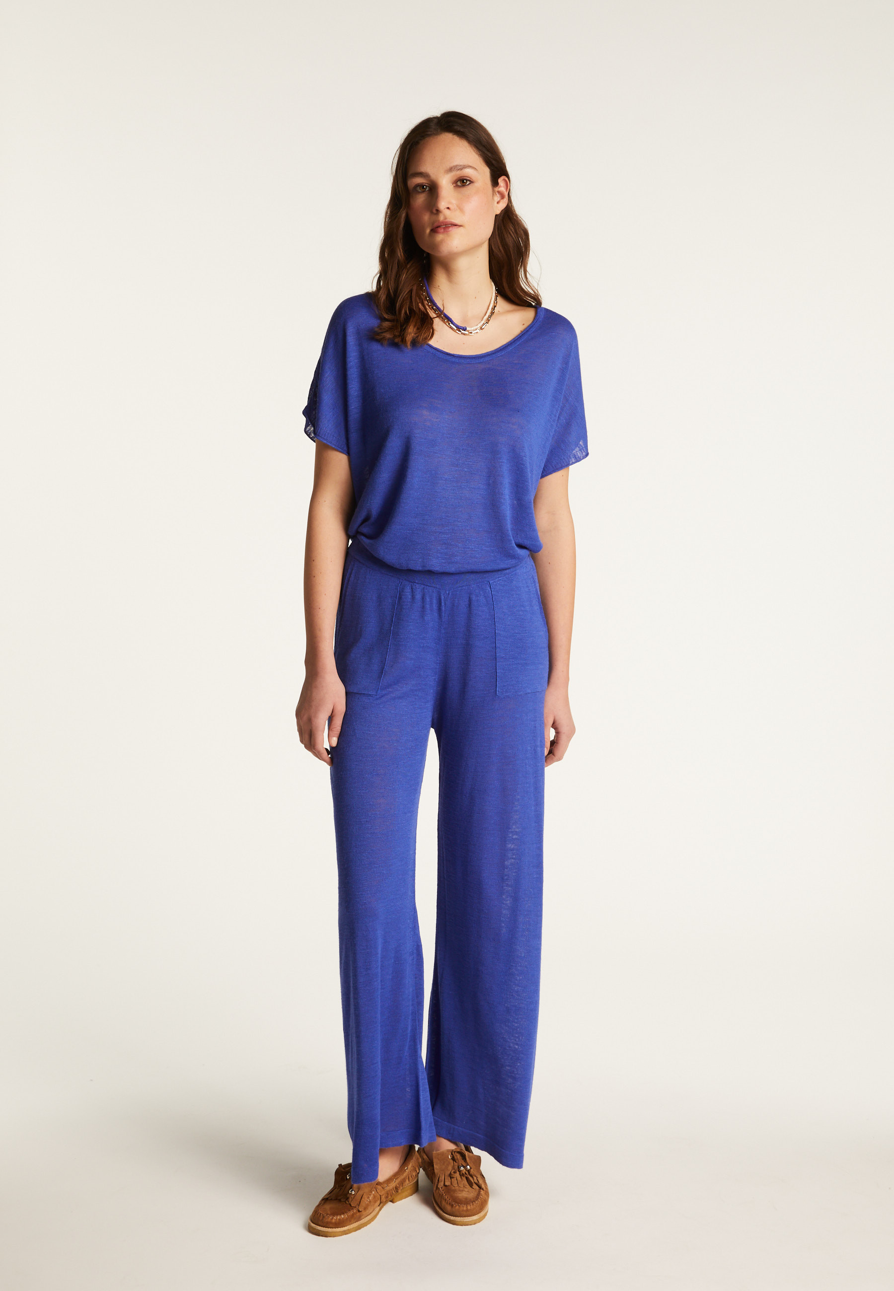 Pantalon en lin flammé - Debora