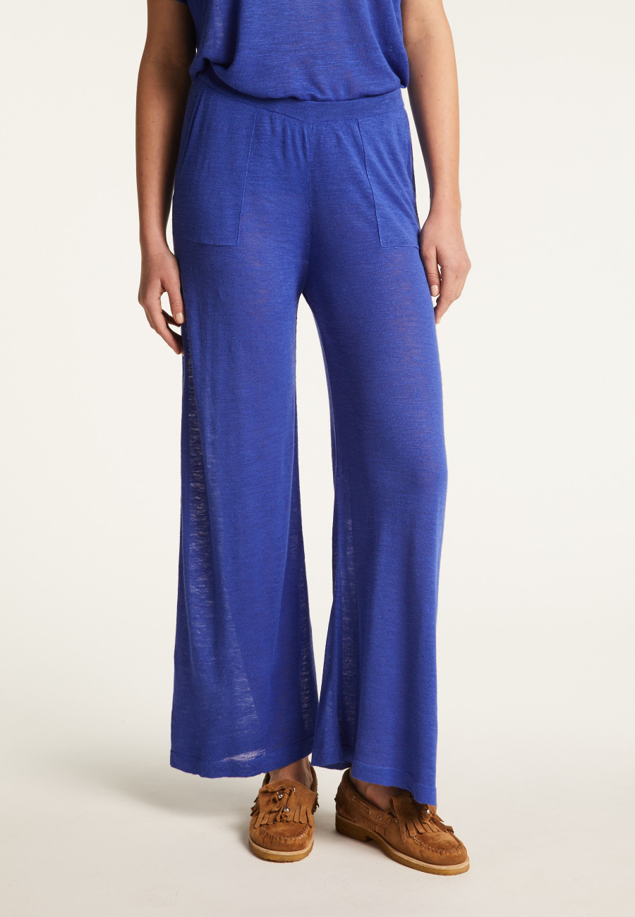 Slub linen pants - Debora