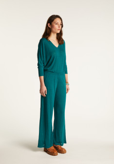 Flamed linen pants - Debora