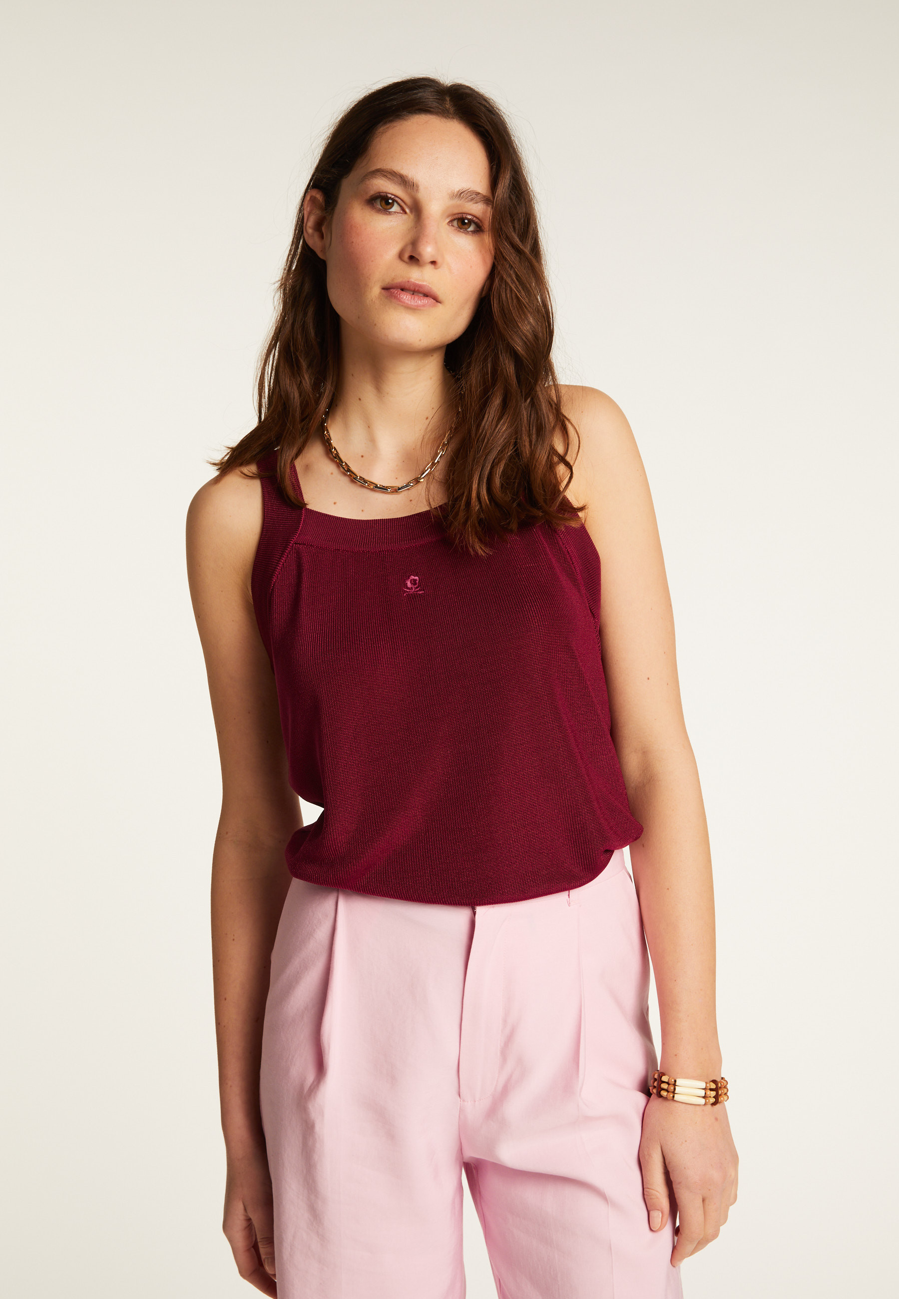 Tank top in Fil Lumière® - Doris